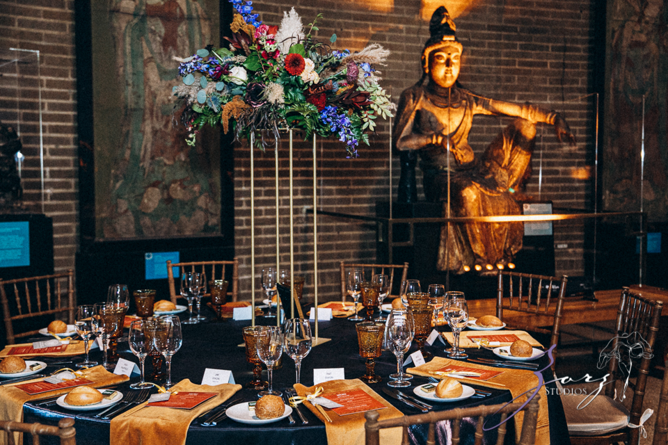 Groombow: Asian-American Stylish Gay Wedding at Penn Museum by Zorz Studios