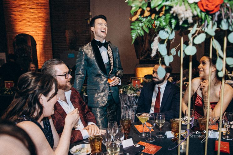 Groombow: Asian-American Stylish Gay Wedding at Penn Museum | Zorz Studios