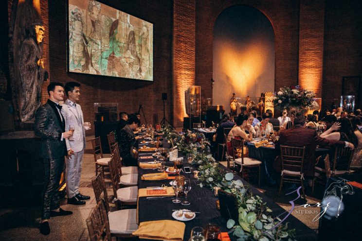 Groombow: Asian-American Stylish Gay Wedding at Penn Museum | Zorz Studios