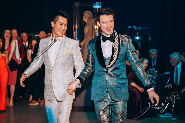 Groombow: Asian-American Stylish Gay Wedding at Penn Museum | Zorz Studios