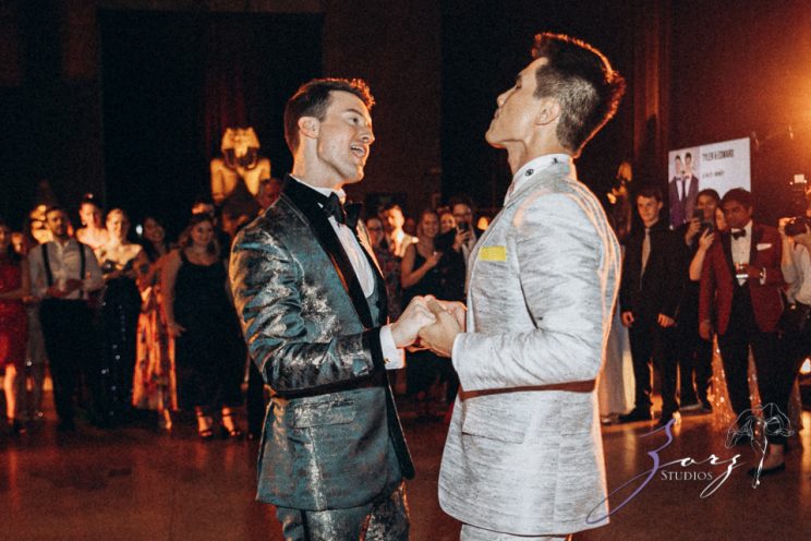 Groombow: Asian-American Stylish Gay Wedding at Penn Museum | Zorz Studios