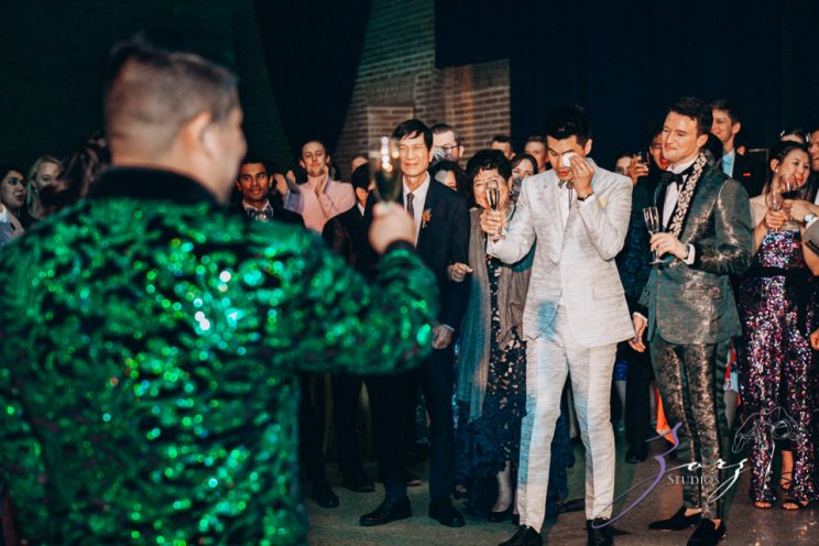 Groombow: Asian-American Stylish Gay Wedding at Penn Museum | Zorz Studios