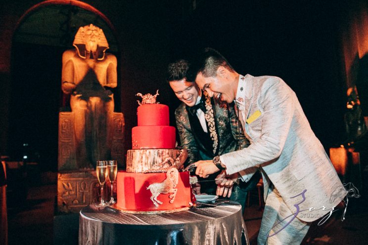 Groombow: Asian-American Stylish Gay Wedding at Penn Museum | Zorz Studios