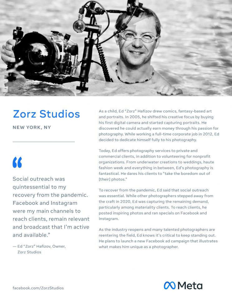 Zorz Studios Invited to Attend Facebook's Meta Boost Gather in Washington, DC