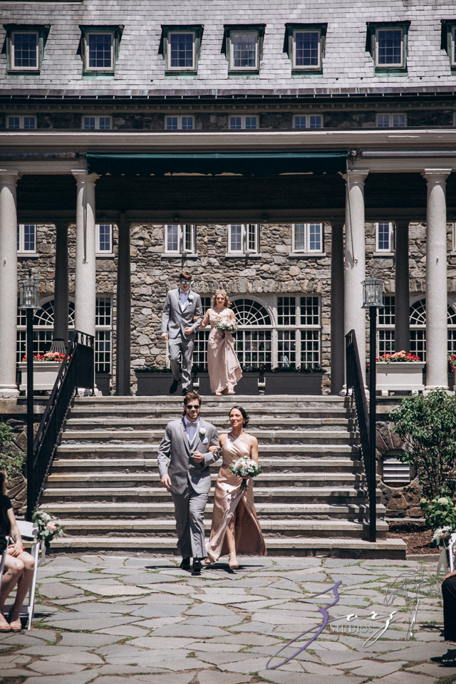 Love in the Sky: Pocono Wedding at the Skytop Lodge | Zorz Studios