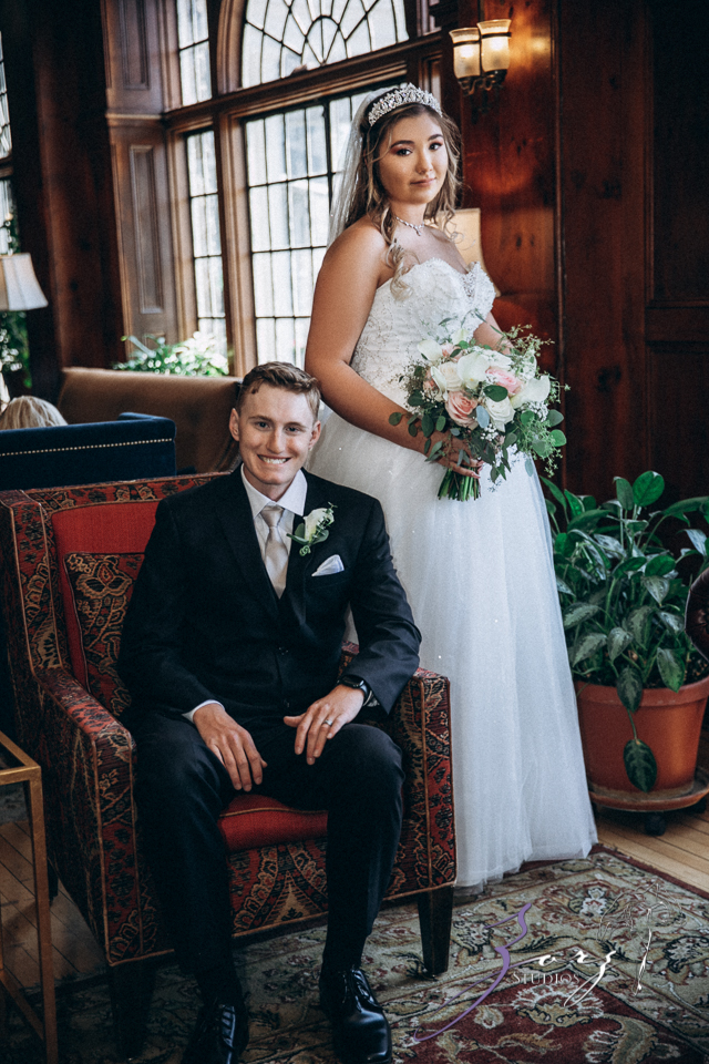 Love in the Sky: Pocono Wedding at the Skytop Lodge | Zorz Studios