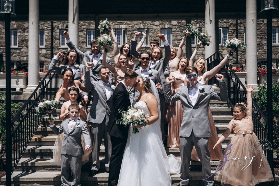 Love in the Sky: Pocono Wedding at the Skytop Lodge | Zorz Studios