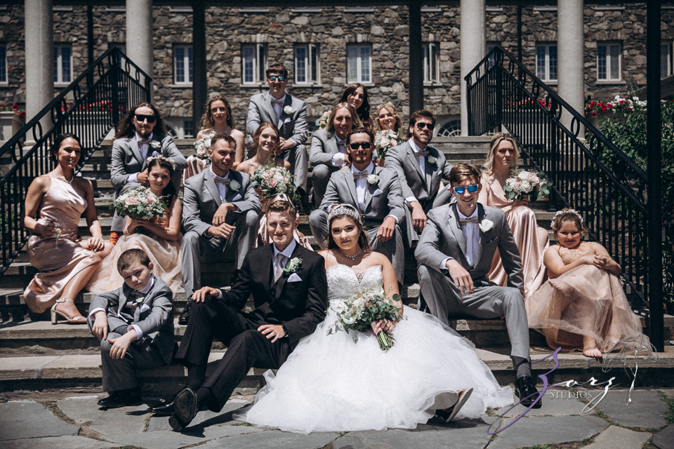Love in the Sky: Pocono Wedding at the Skytop Lodge | Zorz Studios