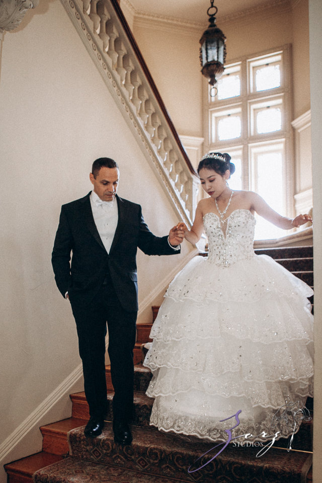 Covidella: Fusion Fairytale Wedding at French Chateau in Pennsylvania by Zorz Studios