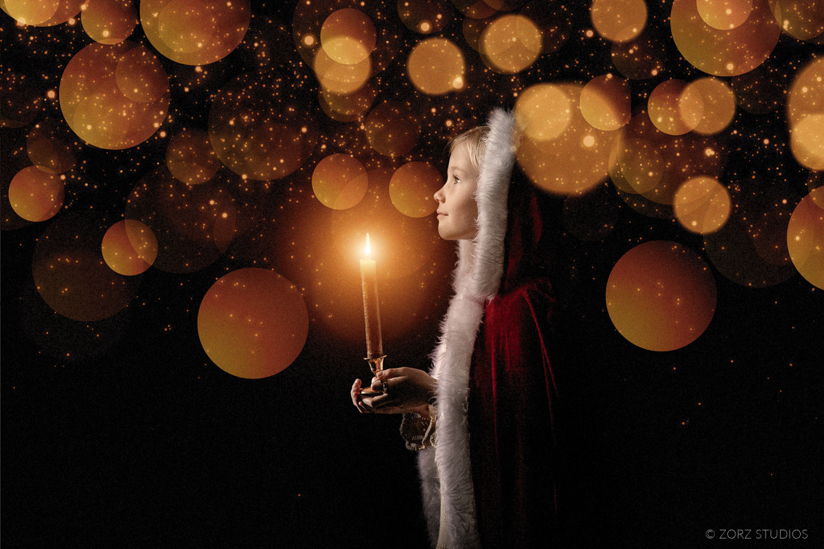 Fine Art Christmas Portraits by Zorz Studios
