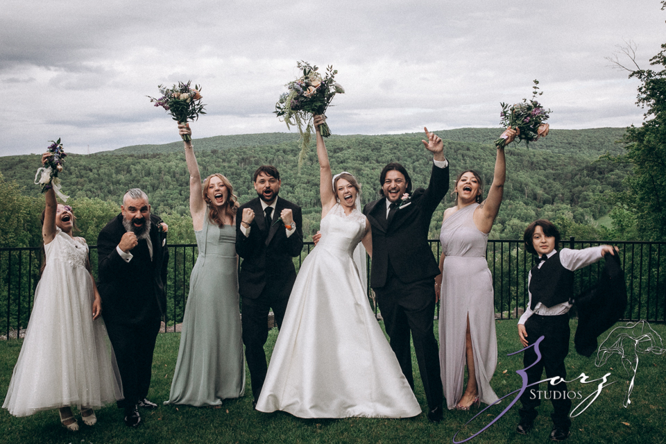 Overdrive: A Heartwarming Poconos Wedding at Stroudsmoor's Terraview with Rain and Horsepower | Zorz Studios