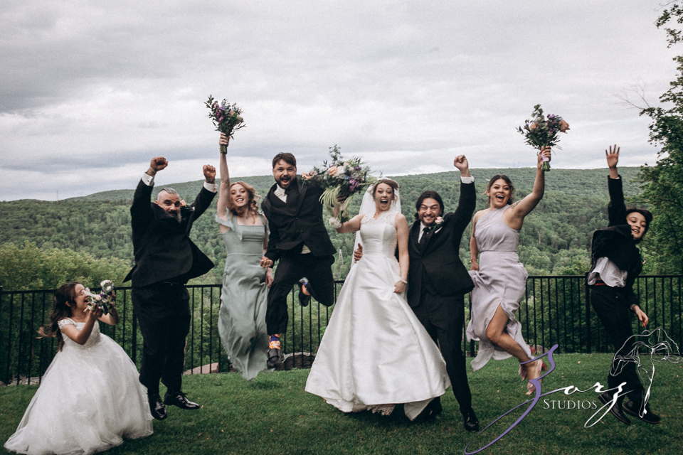 Overdrive: A Heartwarming Poconos Wedding at Stroudsmoor's Terraview with Rain and Horsepower | Zorz Studios