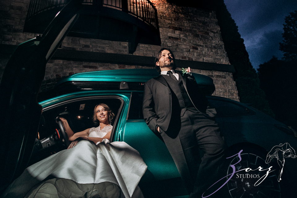 Overdrive: A Heartwarming Poconos Wedding at Stroudsmoor's Terraview with Rain and Horsepower | Zorz Studios