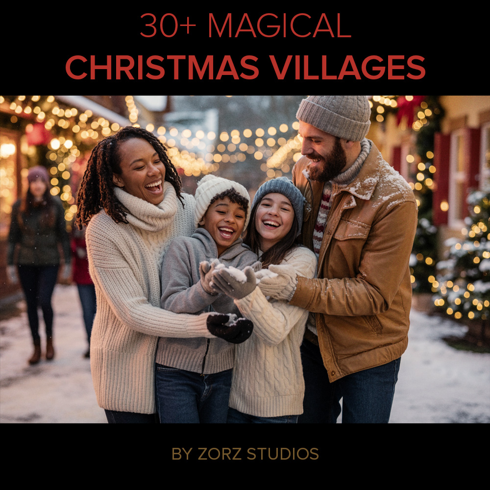 30+ Magical Christmas Villages and Holiday Photo Spots Around NYC